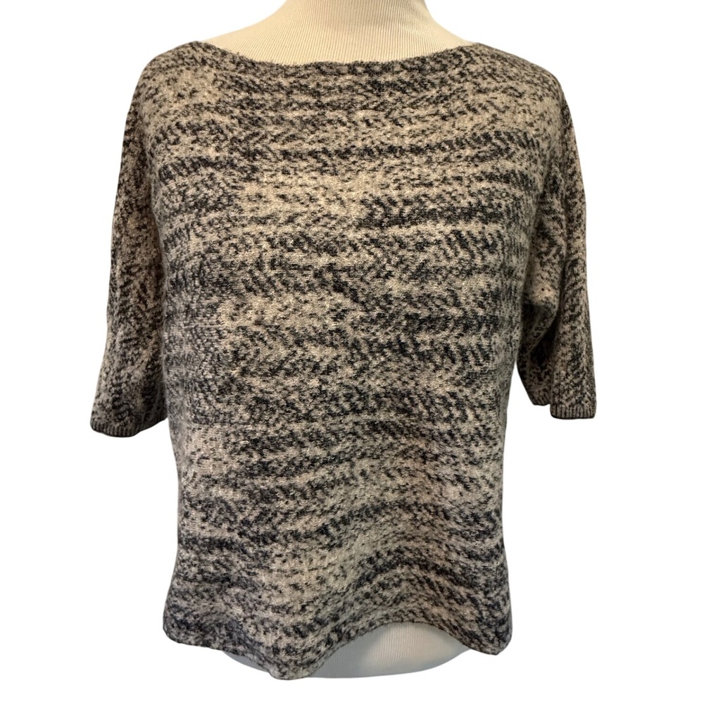 Gotha Italy Women's‎ Knit Sweater Wool Alpaca Mohair Blend Textured Top